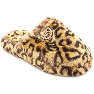 NWOT Michael Kors Cheetah Print Slippers sz 9